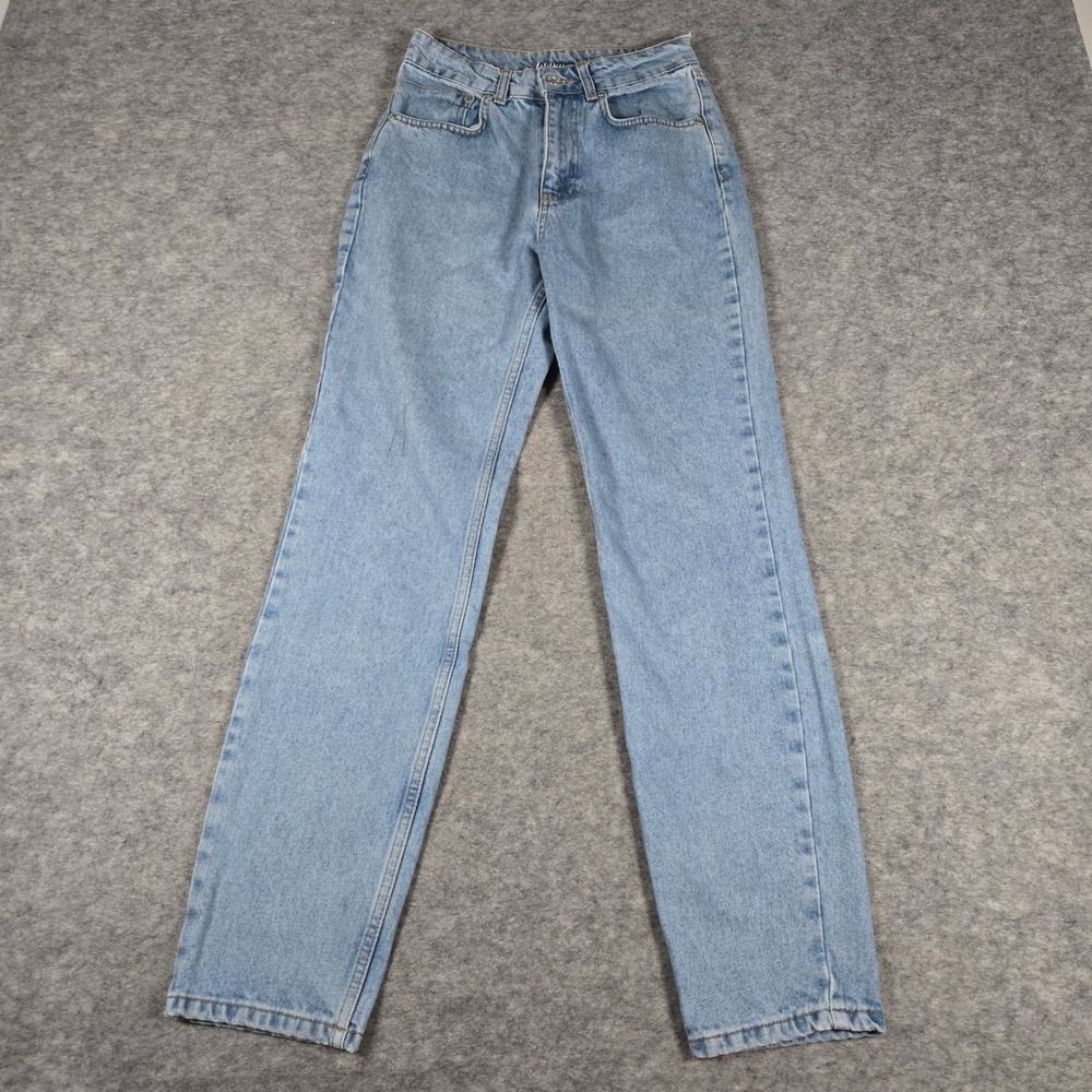 Ragged Jeans Womens Light Wash Straight Leg Denim Jeans 26